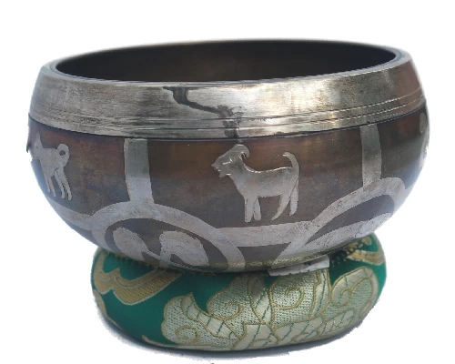 Singing bowl with Zodiac symbol 4.5"